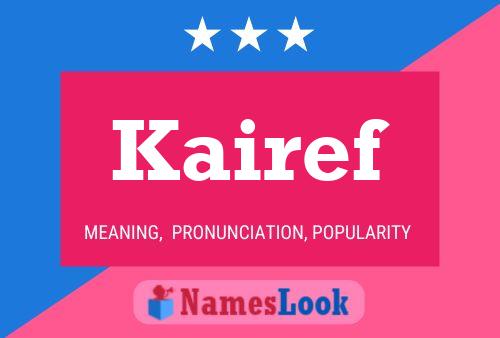 Kairef Namensposter