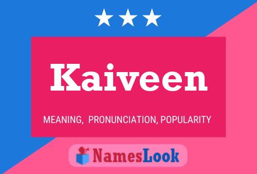 Kaiveen Namensposter