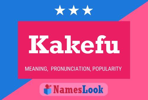 Kakefu Namensposter