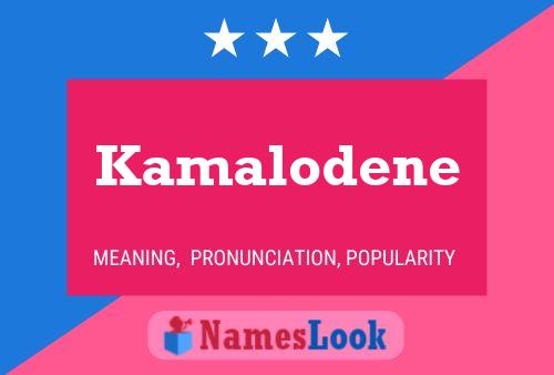 Kamalodene Namensposter