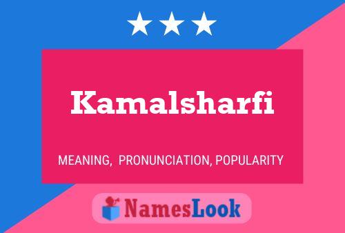 Kamalsharfi Namensposter