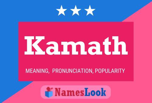 Kamath Namensposter