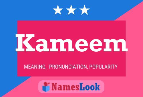 Kameem Namensposter