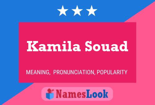 Kamila Souad Namensposter