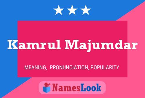 Kamrul Majumdar Namensposter