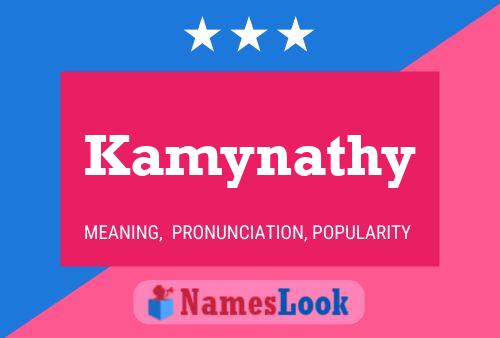 Kamynathy Namensposter