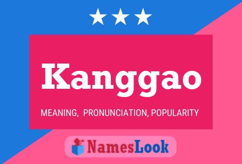 Kanggao Namensposter