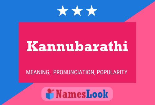 Kannubarathi Namensposter