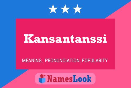 Kansantanssi Namensposter