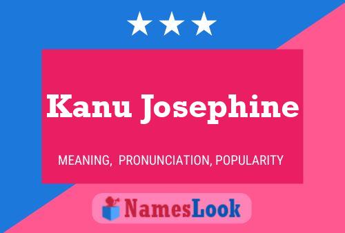 Kanu Josephine Namensposter