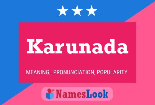 Karunada Namensposter