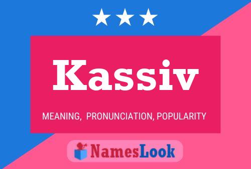 Kassiv Namensposter