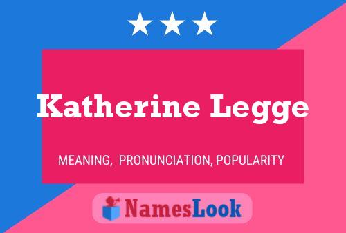 Katherine Legge Namensposter