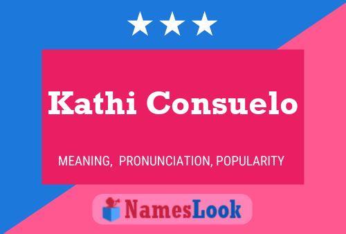 Kathi Consuelo Namensposter