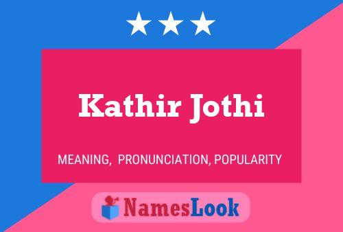 Kathir Jothi Namensposter