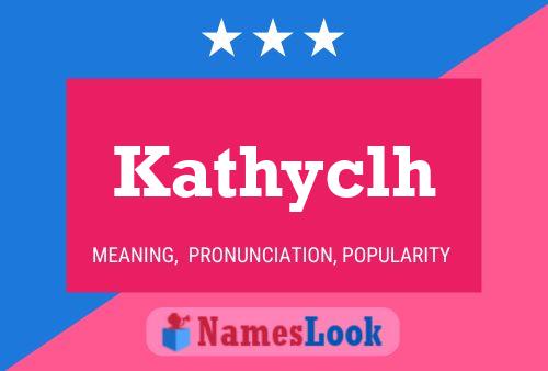 Kathyclh Namensposter