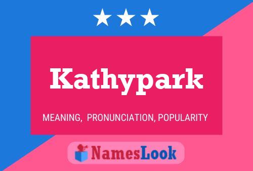 Kathypark Namensposter