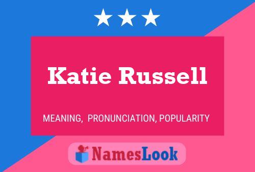 Katie Russell Namensposter