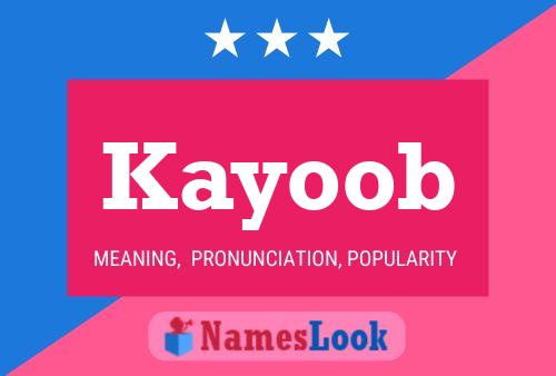 Kayoob Namensposter