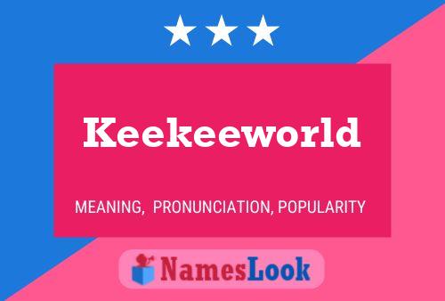 Keekeeworld Namensposter