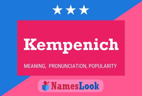 Kempenich Namensposter