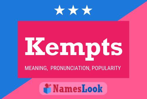 Kempts Namensposter