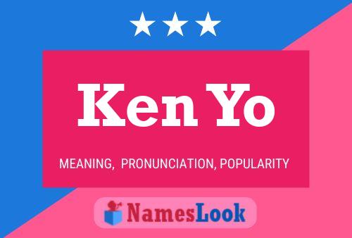 Ken Yo Namensposter