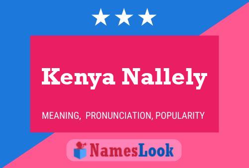 Kenya Nallely Namensposter