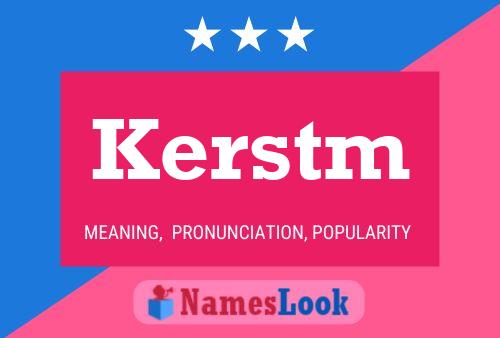 Kerstm Namensposter