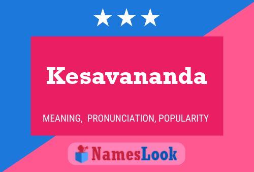 Kesavananda Namensposter