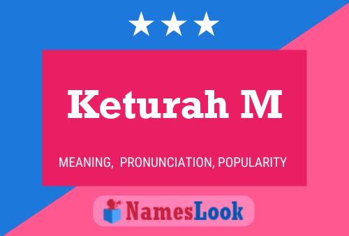 Keturah M Namensposter