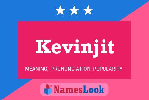 Kevinjit Namensposter