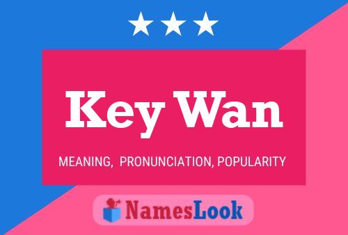 Key Wan Namensposter