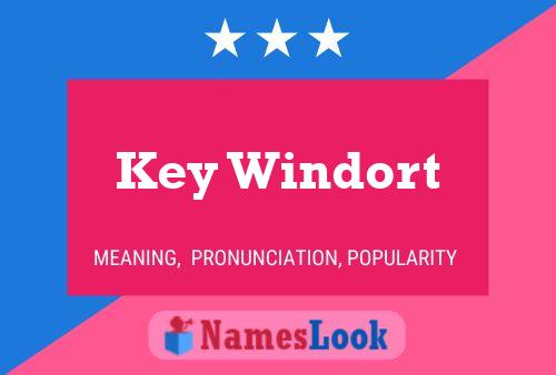 Key Windort Namensposter