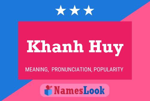 Khanh Huy Namensposter