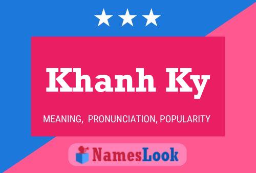 Khanh Ky Namensposter