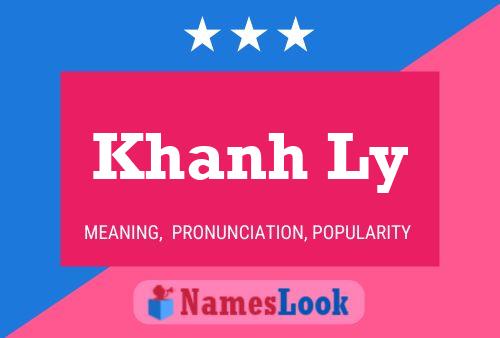 Khanh Ly Namensposter