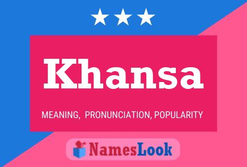 Khansa Namensposter