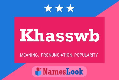 Khasswb Namensposter