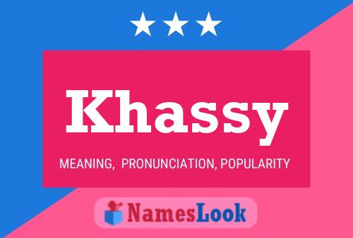 Khassy Namensposter