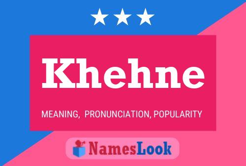 Khehne Namensposter