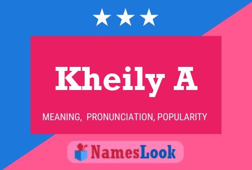 Kheily A Namensposter