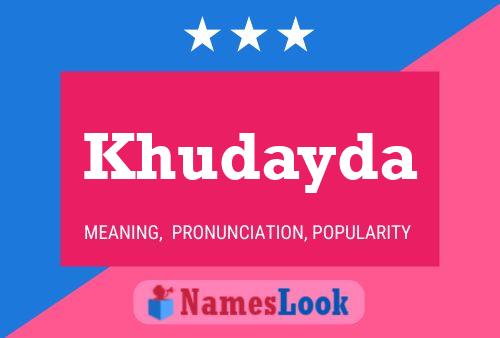 Khudayda Namensposter