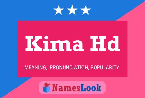 Kima Hd Namensposter