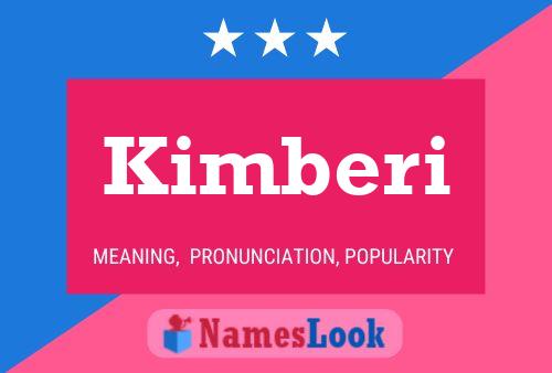 Kimberi Namensposter