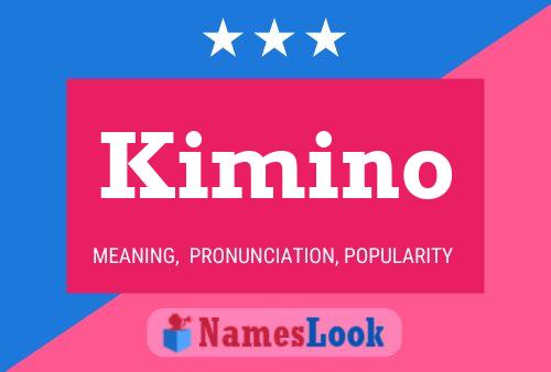 Kimino Namensposter