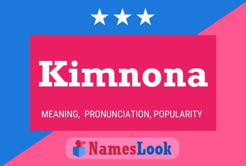 Kimnona Namensposter