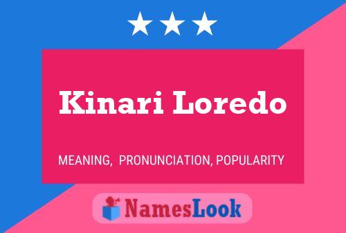 Kinari Loredo Namensposter