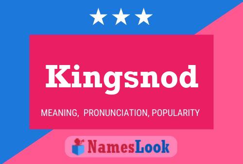 Kingsnod Namensposter