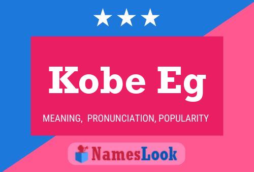 Kobe Eg Namensposter